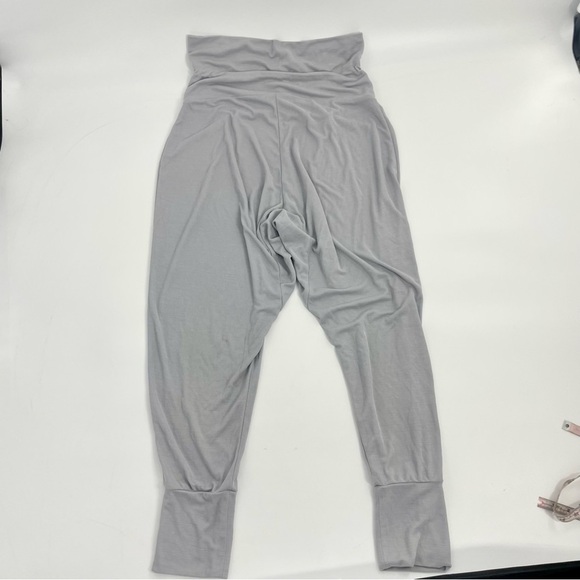 FP MOVEMENT Cozy Up Dance Harem Pants Grey Ribbed High Waisted Joggers Med - Picture 12 of 13